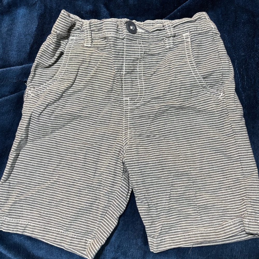 Striped Kids' Shorts in Black and White
